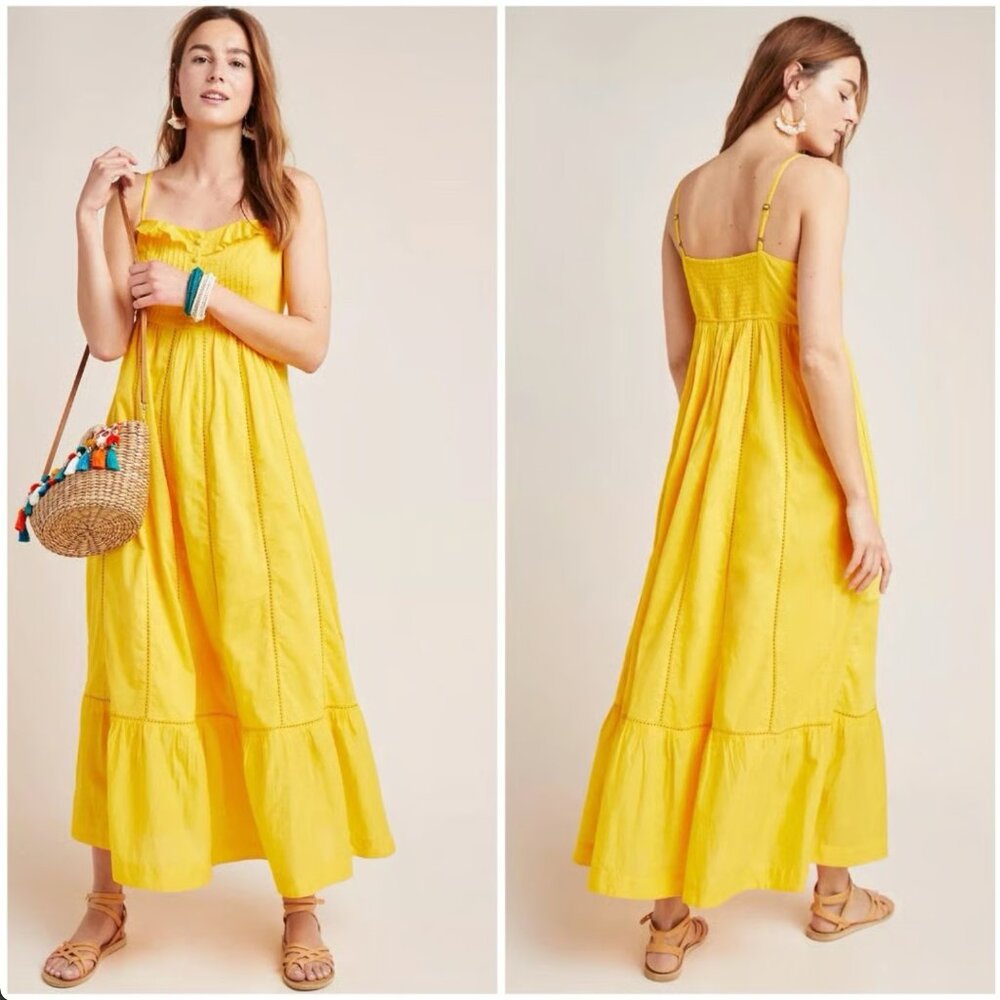 Maeve Yellow Maxi Sundress
